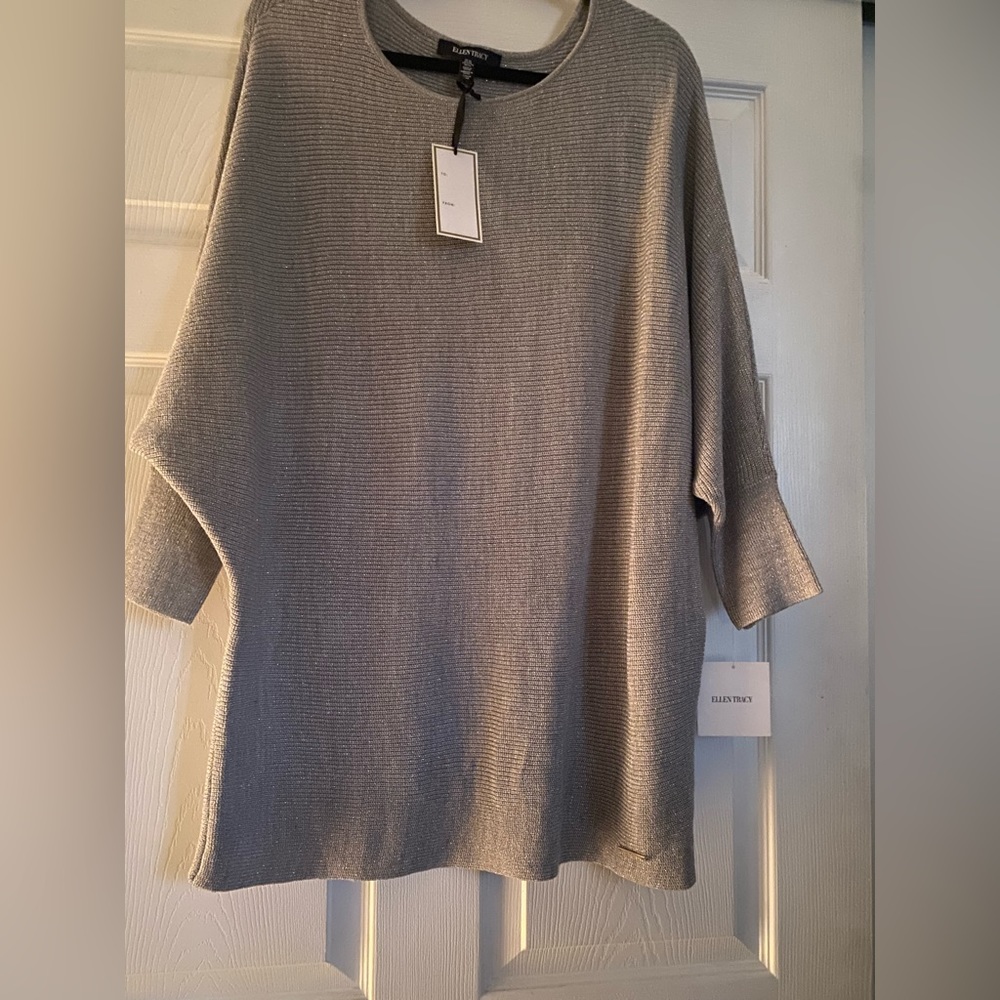 Ellen Tracy sparkle dressy sweater.